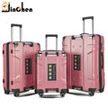 High Quality 20 24 28 Inch ABS PC Suitcase Custom Lightweight Hard Shell 3 Piece Travel Suitcase Luggage Set with Spinner Wheels