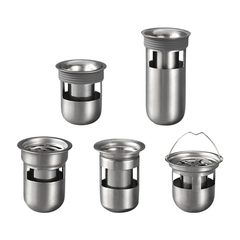 Modern Chrome Plated 304 Stainless Steel Wire Drawing Long Odor Proof Deep Water Seal Core for Hotel Floor