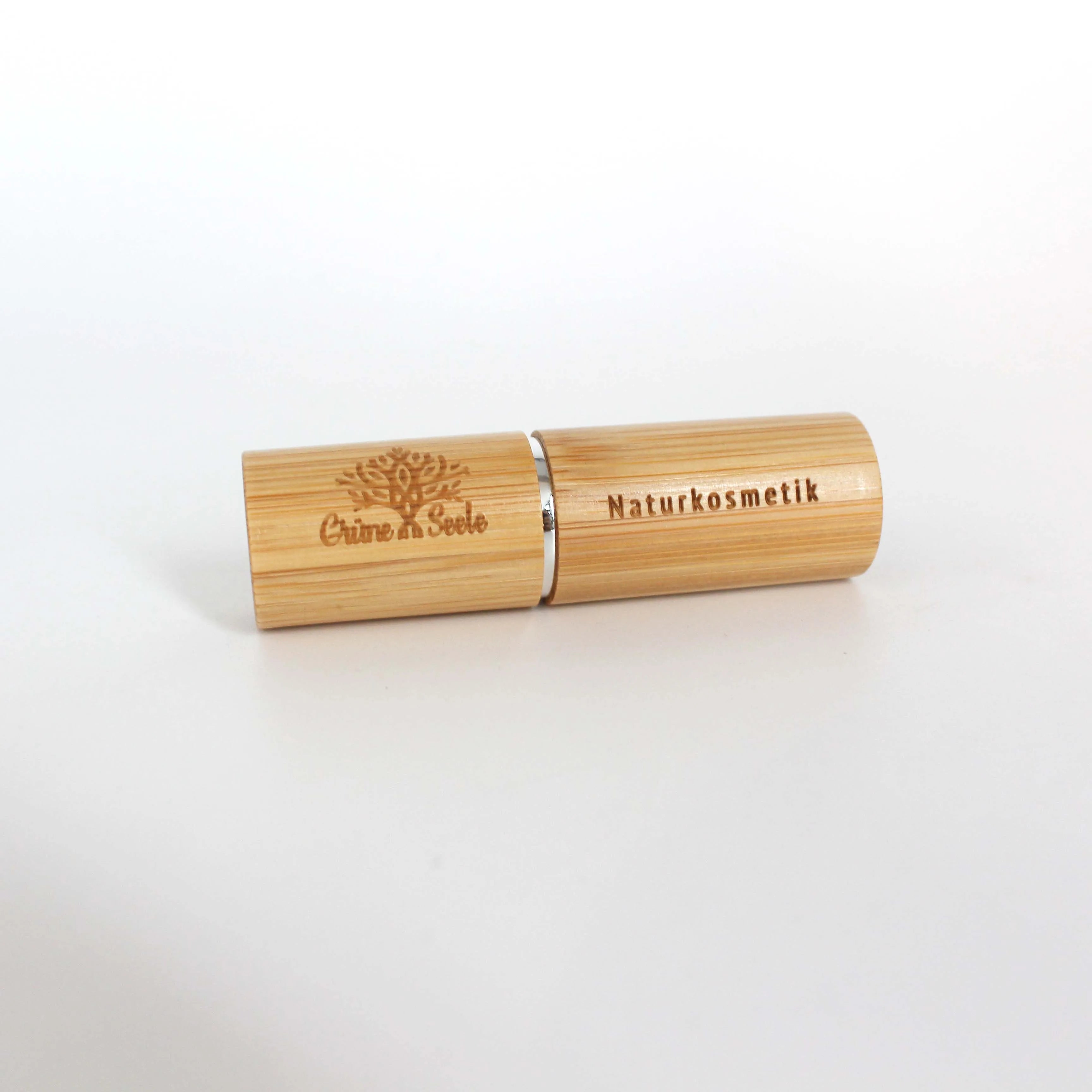 Biodegradable Lipstick Tube 5g Bamboo Empty Lip Balm Tube Container for Cosmetic Packaging