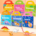 Educational Magnetic Puzzle Book Jigsaw Puzzle Busy Book for Toddler Learning