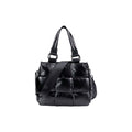Custom Fashion Large Women's Quilted Puffy Handbag Winter Down Soft Padding Lattice Satchel Purse Puffer Tote Bag for Women