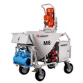 Yanxiang M6 Automatic Exterior Wall Plaster Machine Engine Motor 8KW Power 115L Hopper Capacity High Efficiency Spraying Mortar