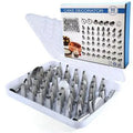 55Pcs Baking Supplier  Cake Decorating Piping Icing Nozzle Set