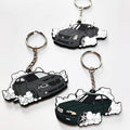 Custom Company Logo Keychain Fashionable 3D/2D Design Soft PVC Keyring with Personalized Rubber PVC Key Chain for Promotions