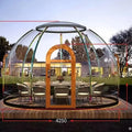 Customized Durable Outdoor Waterproof Circular Luxury Resort Pc Dome Tent