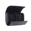 2 Slots Watch Roll Black Saffiano Pu Travel Luxury Storage Organizer Collection Case for Men Leather Watch Box