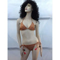 Custom Logo Brazilian Bikini Swimwear Women Beachwear Vendor's Two-Piece Plus Size Swimsuit Casual Solid Pattern Beach Apparel