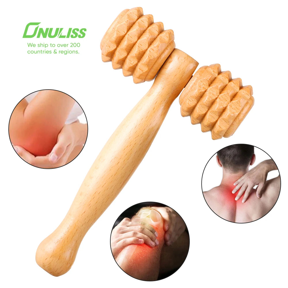 Purple Wood Therapy ToolsWooded Body Massage ToolsMaderoterapia Tools