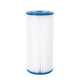 Hee Yoo HY-10BB 4.5x10in Pleated Poly Sediment Water Filter Cartridge Washable PE Polyester Micron Range 5/10/20 Household Hotel