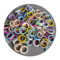 Colorful Crystal Rhinestone Decor Diamond Spring O Ring Openable Leather Bag Handbag Belt Strap Buckle Pendant Key Snap Clasp Cl