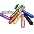5ml Colorful Mini Portable Refillable Aluminium Portable Travel Perfume Atomizer With Glass Inner