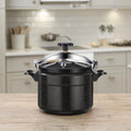 Aluminum Alloy Explosion-Proof Pressure Cooker Gas Compatible Soup Pot for Household Use Cookware