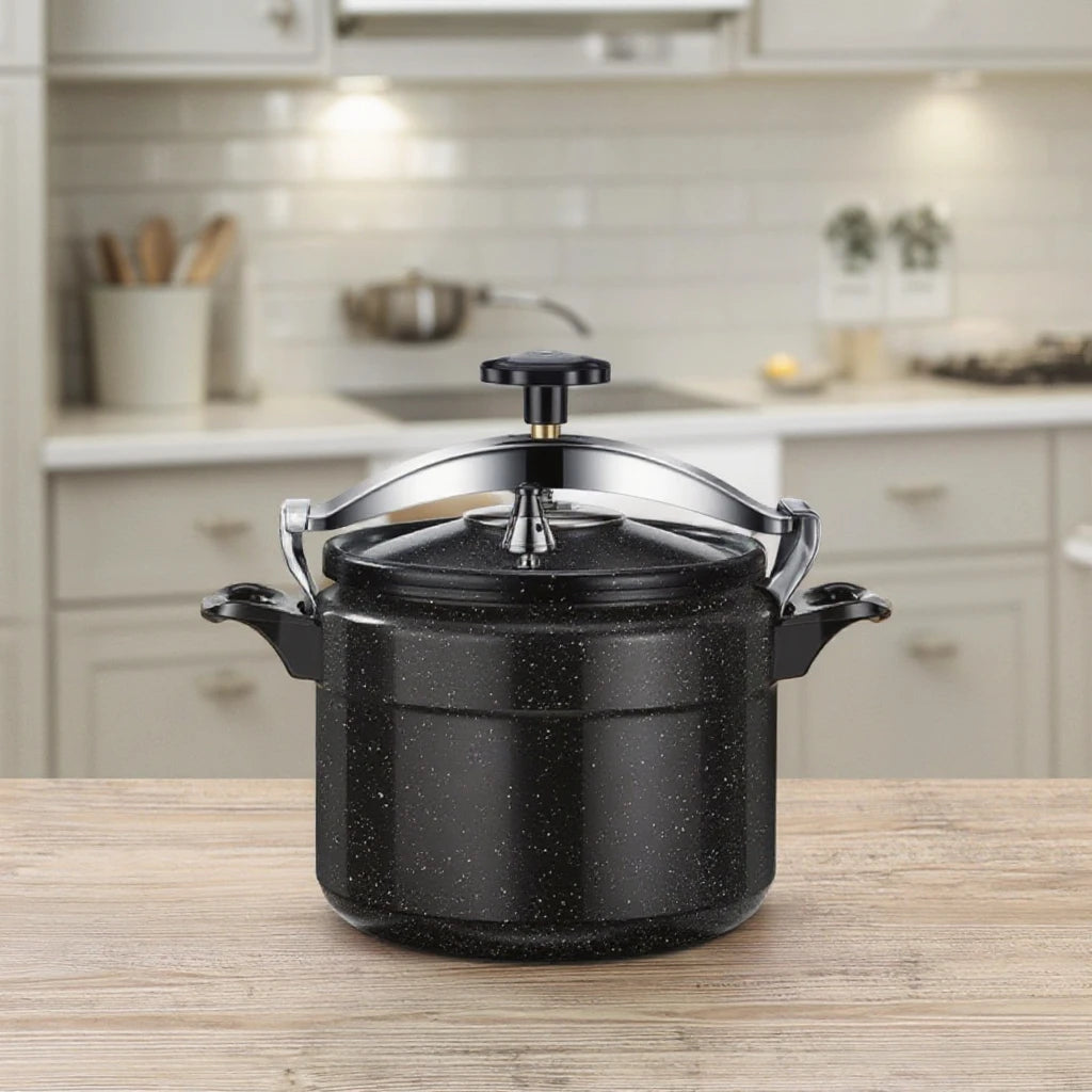 Aluminum Alloy Explosion-Proof Pressure Cooker Gas Compatible Soup Pot for Household Use Cookware