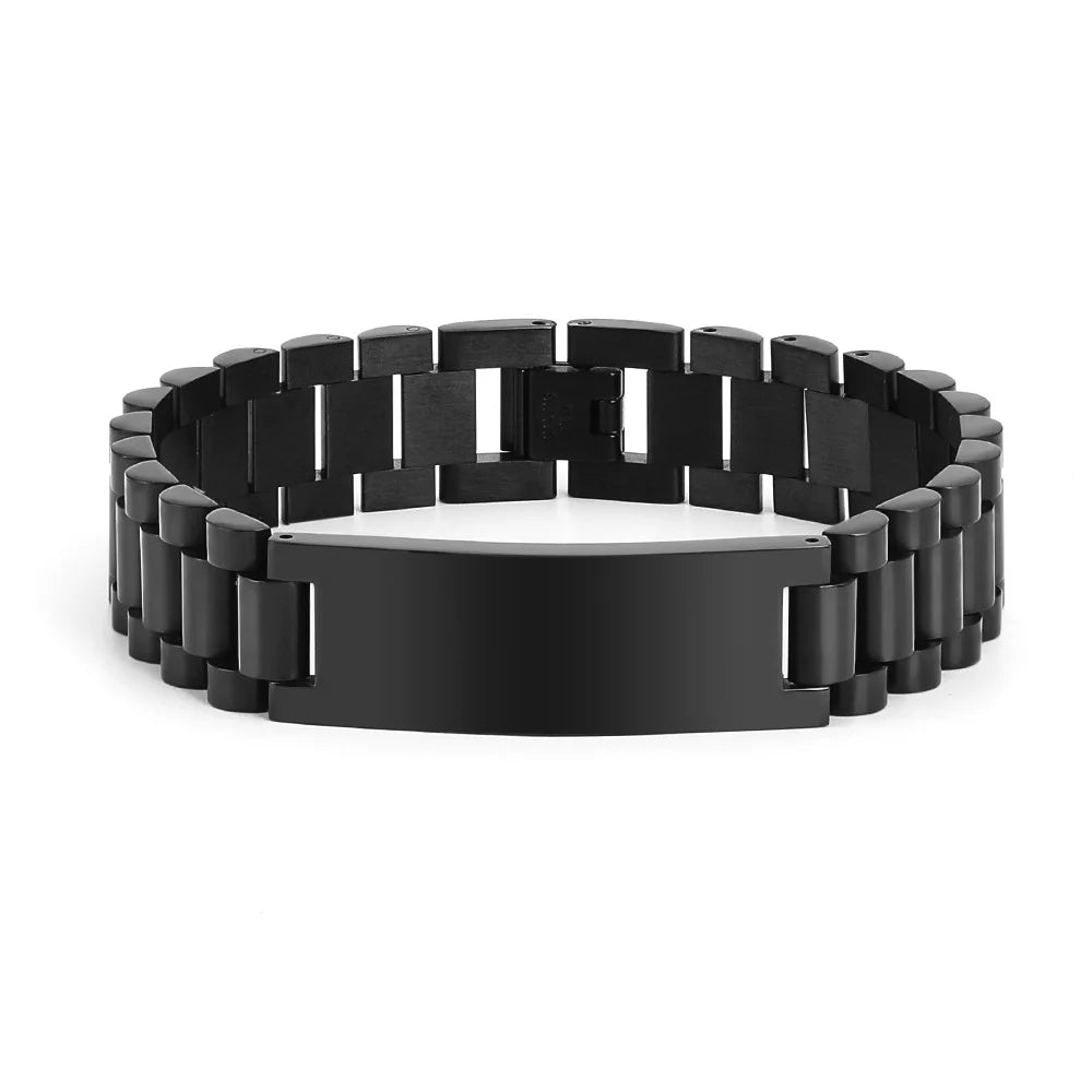Craft Wolf Factory Direct Wholesale Price Adjustable Length Support Customization Watch Strap Bracelet Custom Wristband