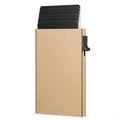 Ready to Ship Business Men Slim Metal Credit  Cards Box Pop up Card Holder Wallet