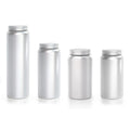100ml 180ml 220ml 380ml 500ml Food Grade Metal Sliver Vitamin Bottle Packaging Blank Cans Health Care Pill Capsule Bottles