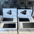 Private Logo Eyelash Extensions Easy Fan Volume Matte Faux Mink Tray Individual Fans Supply Box Mixed Length Light Wholesalers