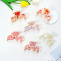 B.PHNE Hair Accessories Wave Shape Hair Claw Clips Women Plastic Summer Sweet Hair Claw