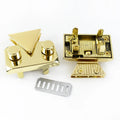 Meetee BF631 DIY 42mm*26mm Gold-Plated Metal Bag Bag Lady Leather Handbag Mortise Lock Gold Locks Bags