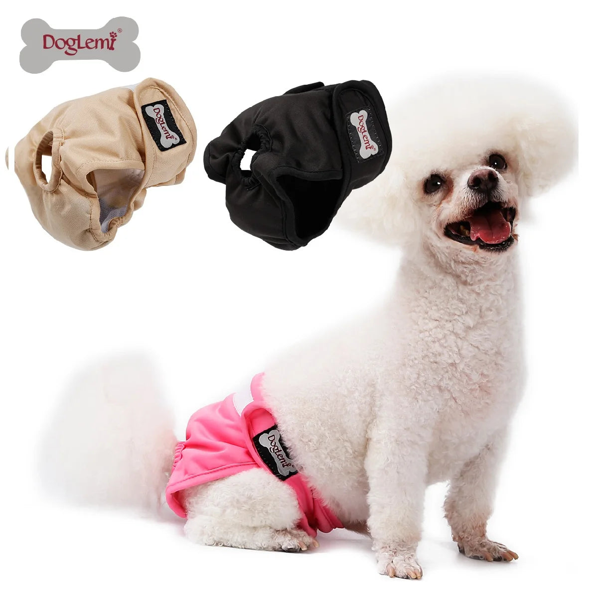 Convenience Environmental protection Washable Underwear Reusable Large Soft Female Dog Panty Diapers