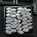 Synthetic Marquise Cut Moissanite Diamond Lab Created Gemstone Fire Color Loose Moissanite Stone for Jewelry Making