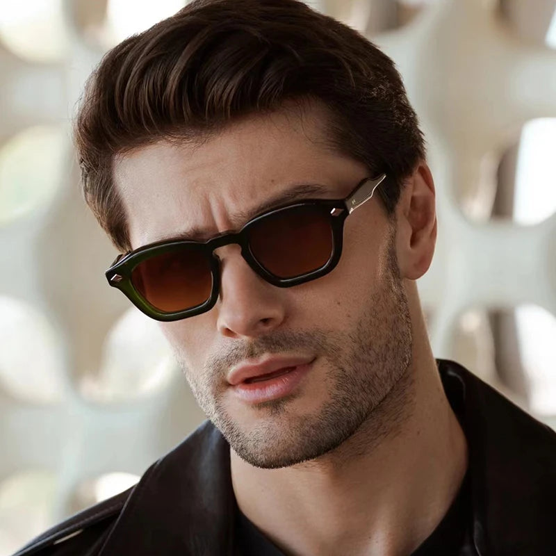 Brand Fashion Vintage Square Sunglasses 2024 Women Luxury Designer Small Sun Glasses for Men Driving Female Shades Eyewear UV400