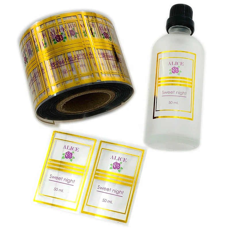 Customize Adhesive Label Fancy Cosmetic Logo Stickers