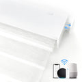 No Drill Automatic Tuya Google Control Smart Rechargeable Motor Electric Motorized Shangri-La Roller Shade Blinds for Window