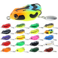 Afishlure Snakehead Soft Frog with Spoon 45mm 8.5g Artificial Rubber Soft Bait Floating Frog Lure