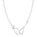 Dylam Figaro Silver Chain in 925 Sterling Silver Italian Necklace for Women Men Girls Boys Premium Quality Made in Italy