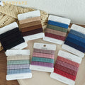 Hot Selling Simple 4PCS Elastic Hair Ties Soft Thick Towel Loop Versatile Colorful Rubber Bands Hair Girls Accessories