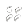20pcs Stainless Steel Plum Blossom Five Leaves Earrings Hook for DIY Findings Fashion Jewelry Accessories Supplies Wholesale