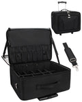 Relavel Wholesale Makeup Case Extra Large Trolley Professional Rolling Train Case Travel Makeup Artist Cosmetic Case