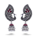 Boho Vintage Tribal Beaded Rhinestone Cat Eye Stone Dangle Drop Earrings Jewelry
