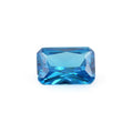 Wholesale Price Beautiful Synthetic Blue Cz Stone Octagon Princess Cut Aquamarine Cubic Zirconia Gemstones Price Per Carat