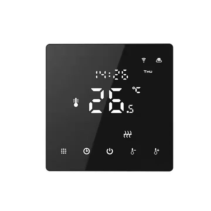 TUYA HVAC Smart Indoor Thermostat Floor Heating System WiFi Modern Apartment Built-in NTC Sensor 230V Thermostat