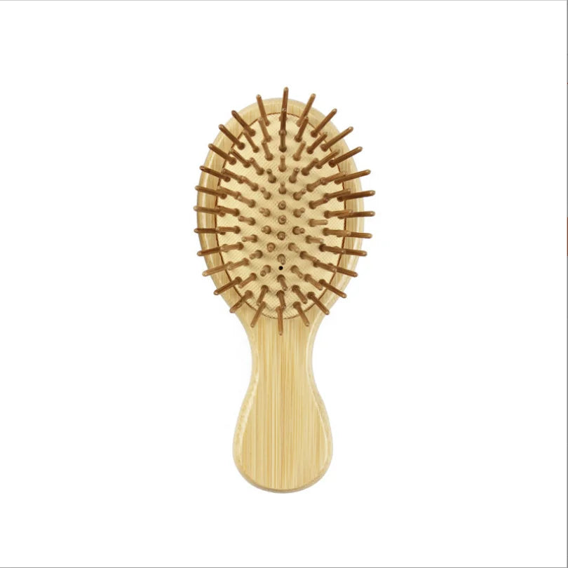 MIni Bamboo Kid Small Massage Hair Cleaning Brush
