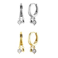 FUAMAY Guangzhou Jewelry Unique Round Diamond Ear Piercings Drop Earrings Ball Bell Ear Rings for Ladies