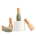 10ml Bamboo Roller Bottle for Skin Care Cream Eye Drops Essential Oils Cosmetic Packaging with Screen Printing for Home Use