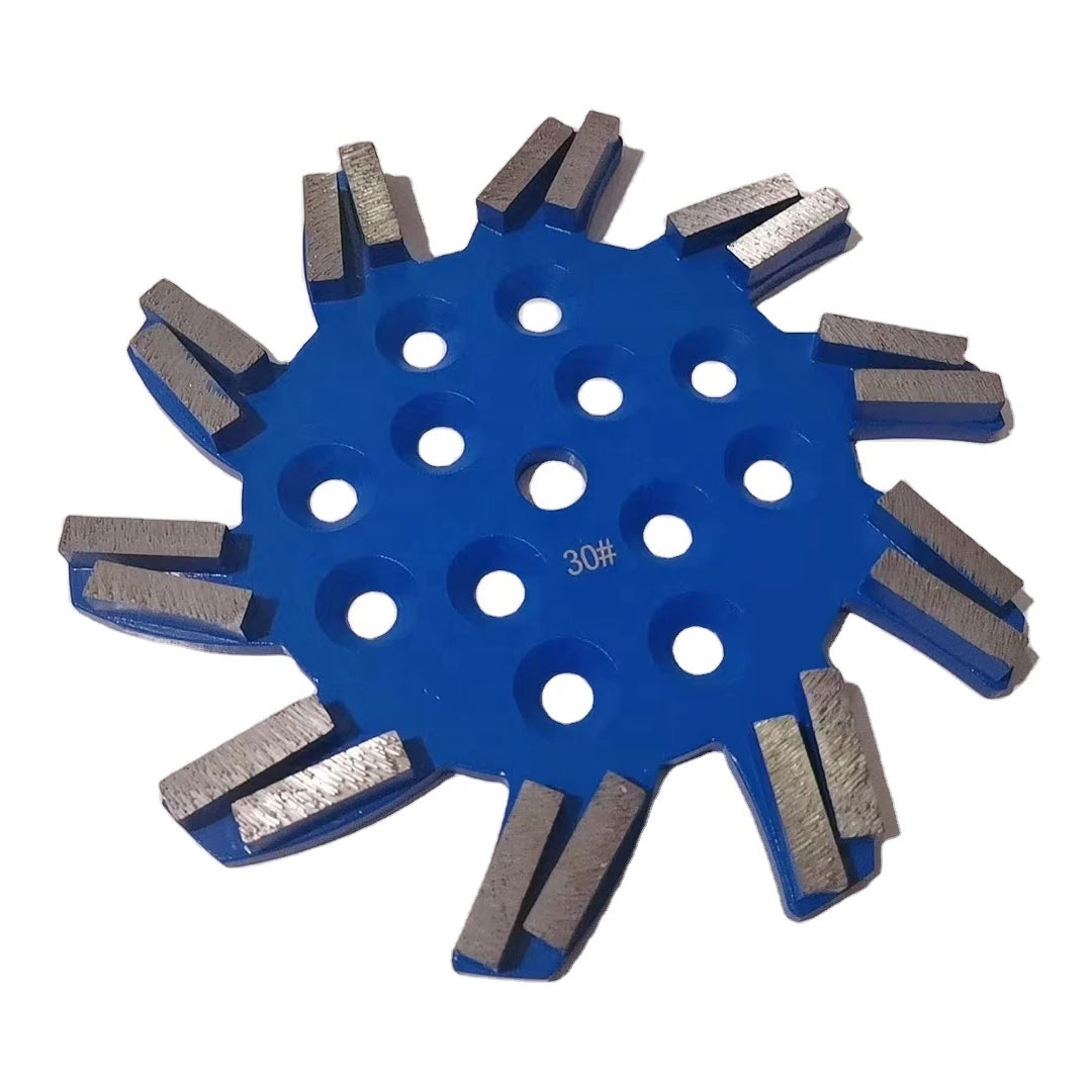Manufacturer 10in- 250mm Diamond Grinding  Disk Polishing Plates Concrete Floor Diamond Grinding Disc