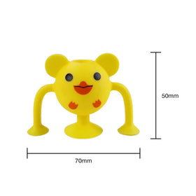2025 Wholesale Small Silicone Sucker Bath Handle Kids Easter Surprise Toy for 2-4 Years Old Standing Bath Toilet Supplies
