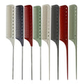 Hair Styling Tools Hairdresser Heat Resistant and Anti-Sstatic Parting Comb 1pc 101/102 Variety Metal Pin Rat Tail Cutting Comb MegaBDM