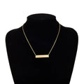 Keiyue Customize Classic Anniversary Gift Jewellery Tai Silver Coral Rectangle Women Link Chain Pendant Charms Necklace