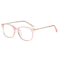 2024 TR90 Computer Glasses Ready to Ship Transparent pink Cheap Anti Blue Light Protect Glasses for Men