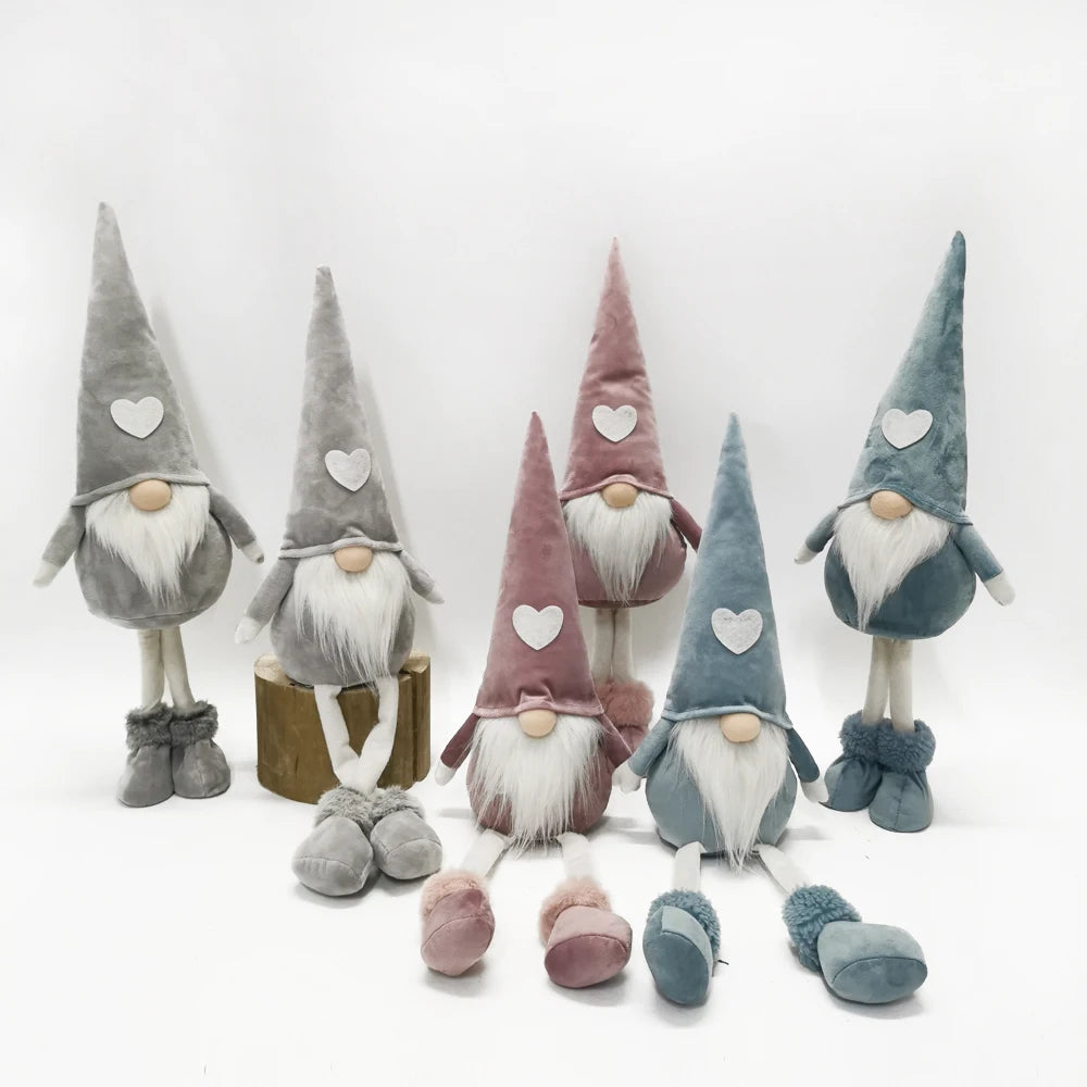 Canton Fair Live Streaming Xmas Gnome Ornaments Santa Claus Valentine's Decorations Gnome Swedish Stuffed Gnome for Home Decor