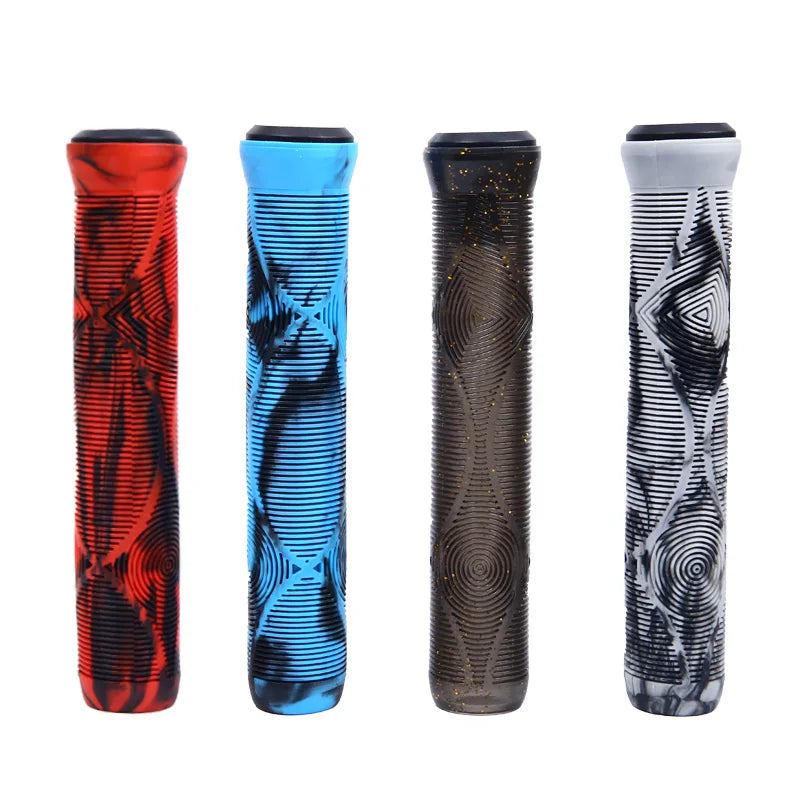 Road Bike Soft Grips Mixed Color Wear-resistant Anti-slip Long Cycling Bicycle Grips
