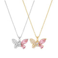 OAHLAN Butterfly Pendant Fine Chokers Necklaces S925 Sterling Silver Antiallergic Fine Jewelry Beach Necklaces for Women