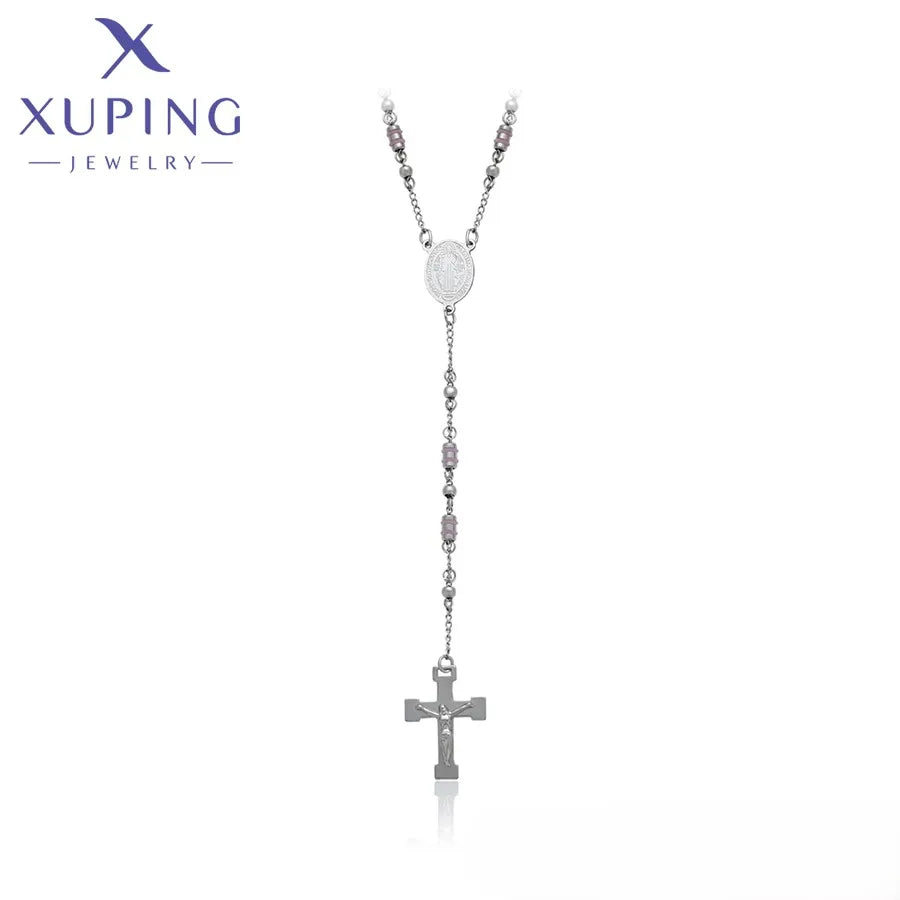 T000928242 Xuping Jewelry Stainless Steel Jewelry  Fashion Simple Charming Link Chain Necklace Necklace for Women