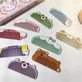 Gmagic Fashion Beauty Girls Hair Comb Massage Colorful High Quality Stitch Metal Makeup Comb Women Make up Products for Gift