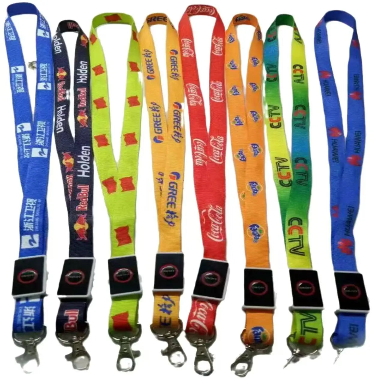 LED Light-Up Flashing Lanyard Keychain Holder Party Favor Necklace for Parties and Events